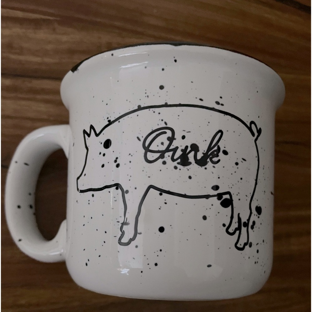 Farmhouse ceramic coffee mug